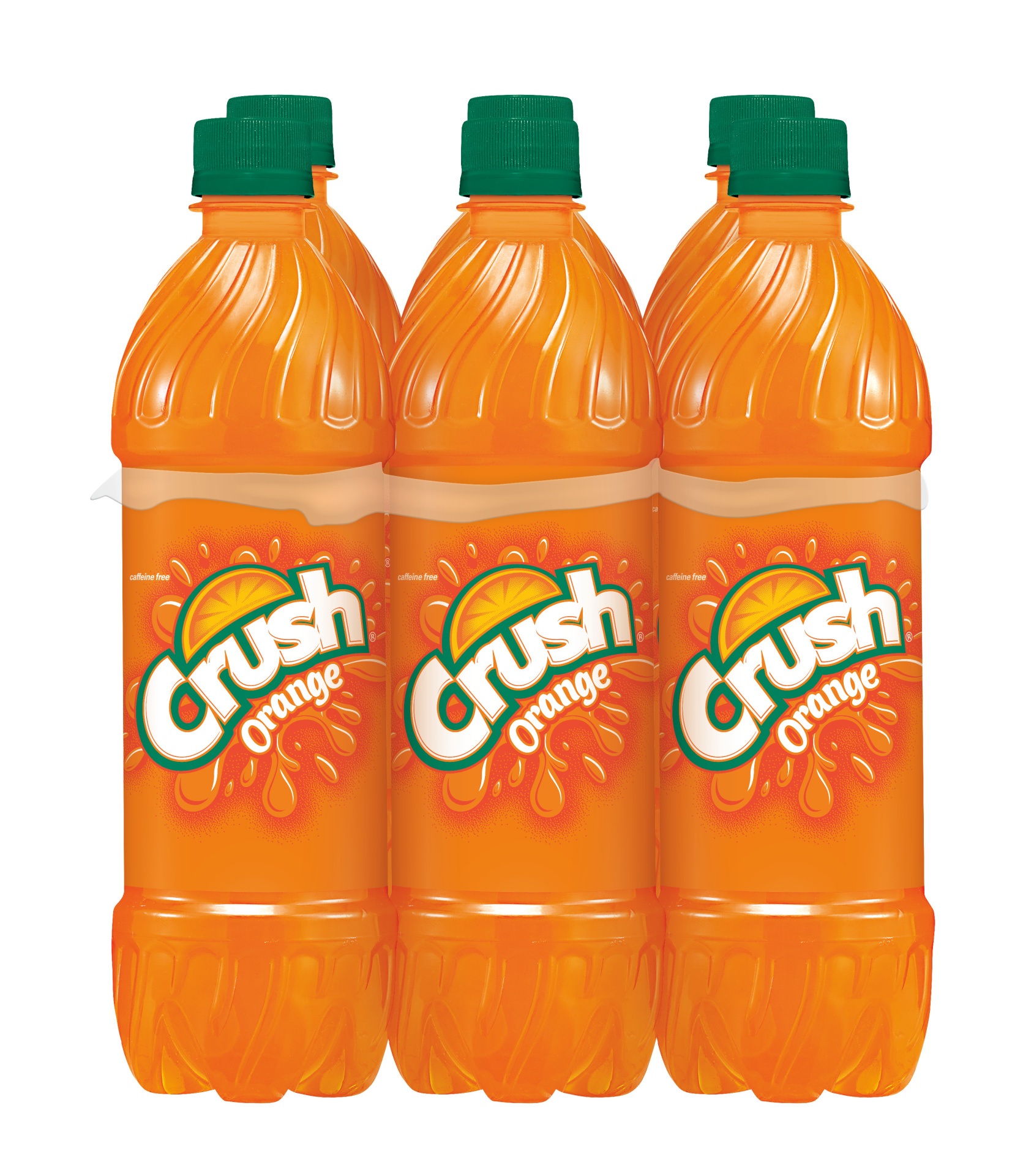 slide 1 of 3, Crush Orange Soda Bottles, 6 ct; 1/2 liter
