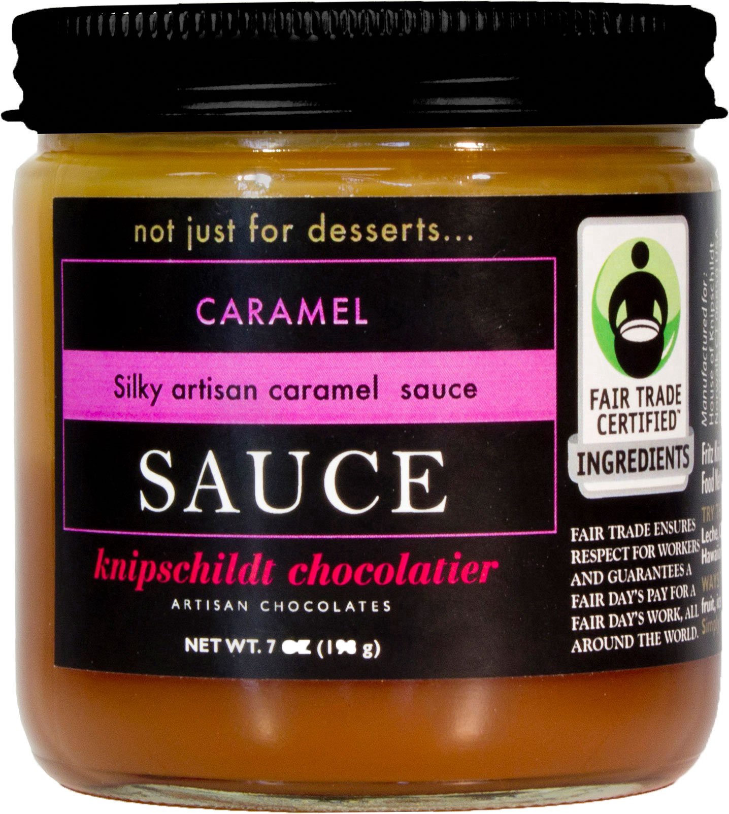 slide 1 of 1, Knipschildt Chocolatier Caramel Sauce, 7 oz
