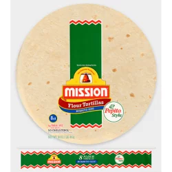 Pepito Mission Pepito Style Burrito Size Flour Tortillas