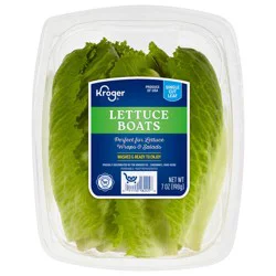 Kroger Washed And Trimmed Single Leaf Lettuce Boats