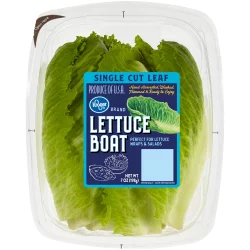 Kroger Washed And Trimmed Single Leaf Lettuce Boats