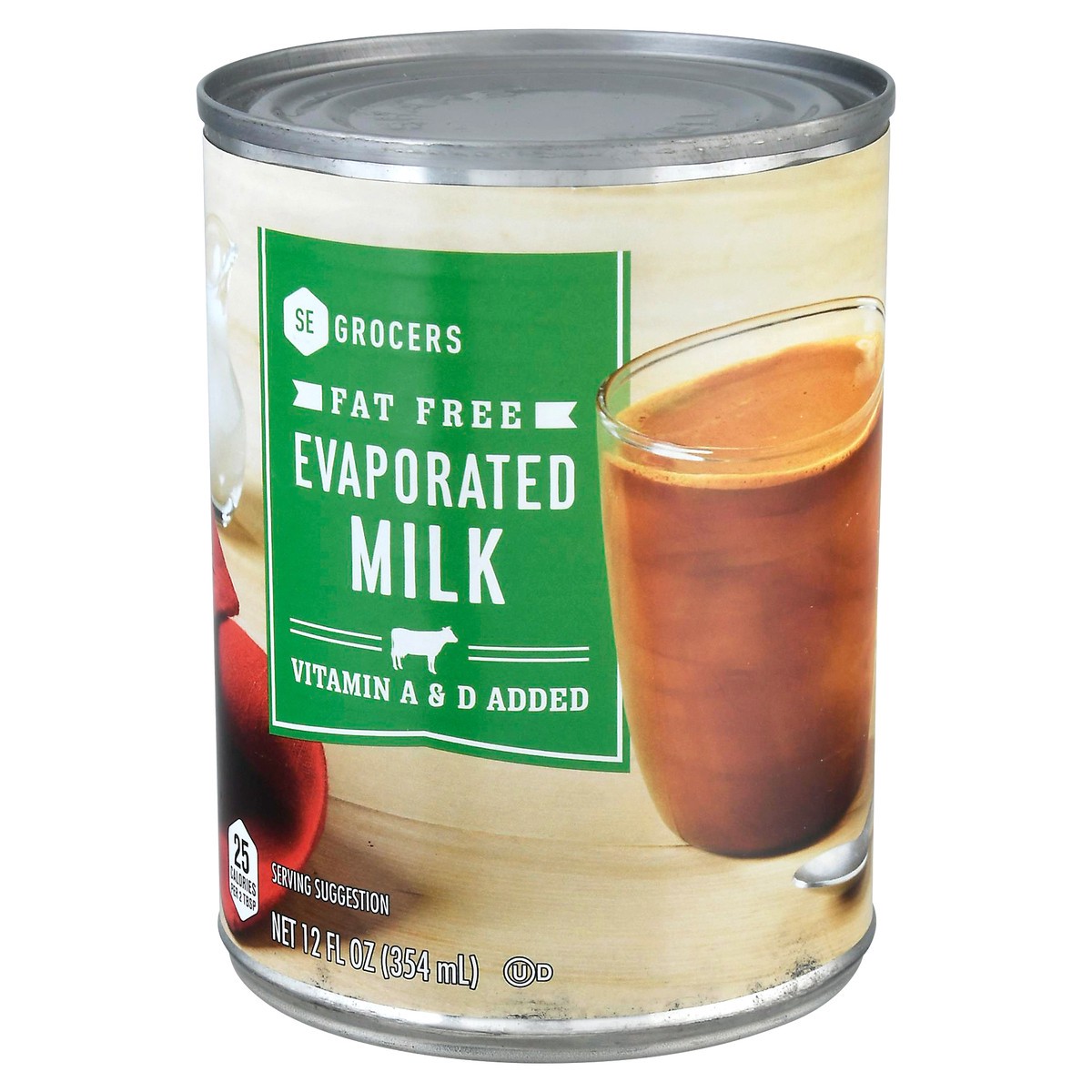 slide 2 of 11, SE Grocers Milk Evaporated Fat Free, 12 oz