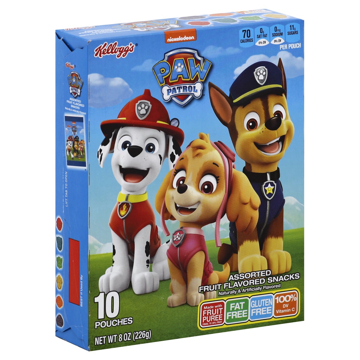 Kellogg's Fruit Flavored Snacks PAW PATROL Shapes 20 Pouches