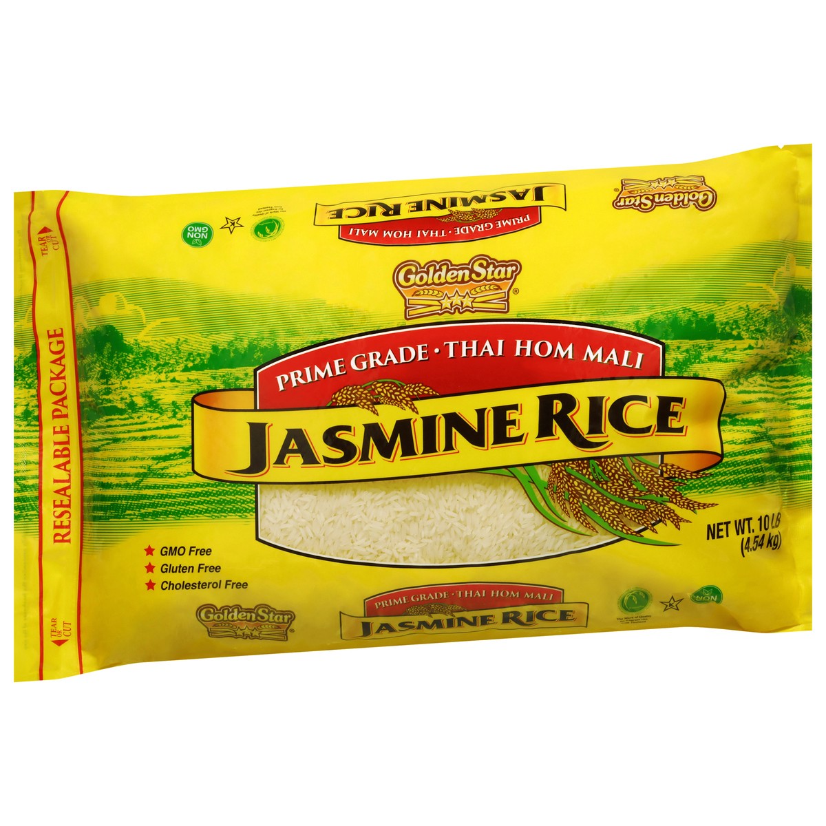 slide 2 of 4, Golden Star Prime Grade Thai Hom Mali Jasmine Rice 10 lb, 10 lb