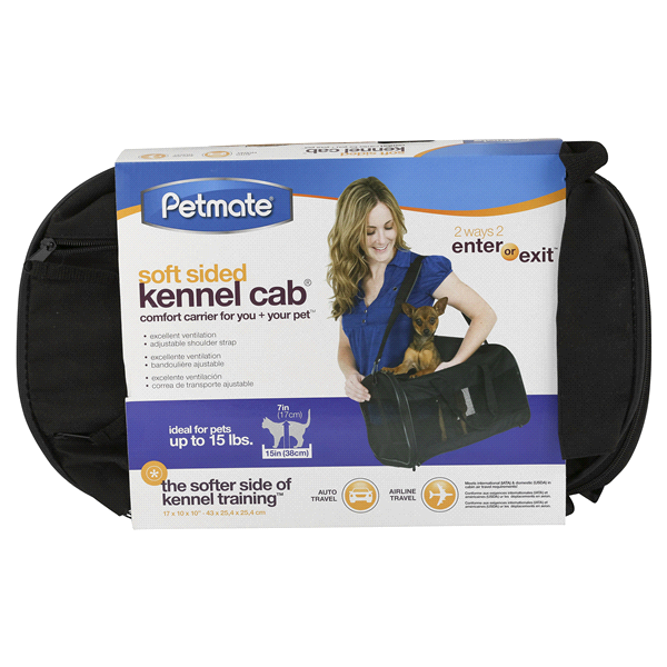 Petmate Soft Sided Kennel Cab Pet Carrier, Small MED Shipt