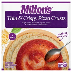 Milton's Thin & Crispy Pizza Crusts - 2 ct Frozen