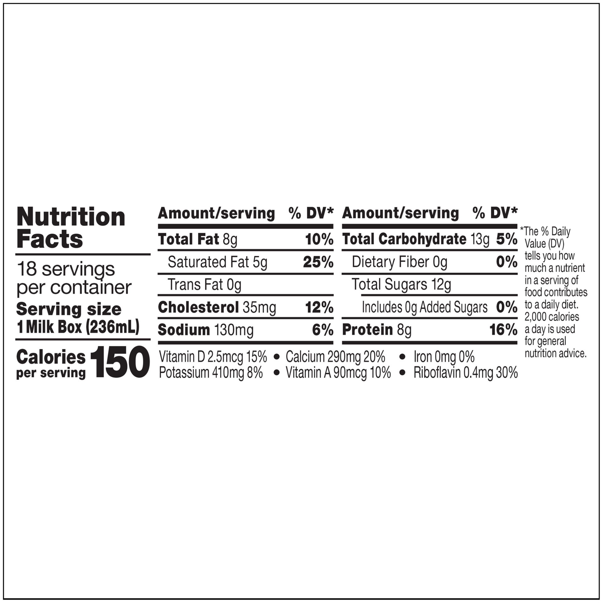 slide 5 of 10, Horizon Organic Shelf-Stable Whole Milk Boxes, 8 oz., 18 Pack, 8 fl oz