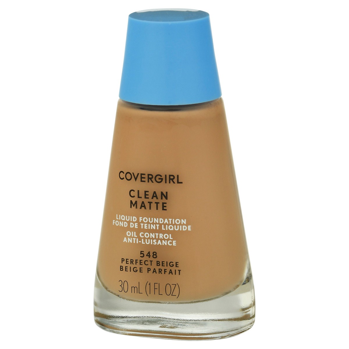 slide 4 of 13, Covergirl Clean Matte Perfect Beige 548 Liquid Foundation 1 fl oz, 1 fl oz