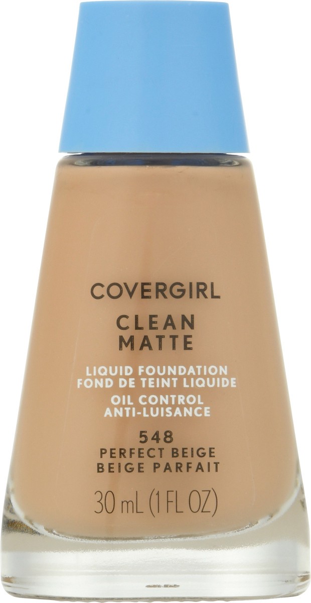 slide 5 of 13, Covergirl Clean Matte Perfect Beige 548 Liquid Foundation 1 fl oz, 1 fl oz