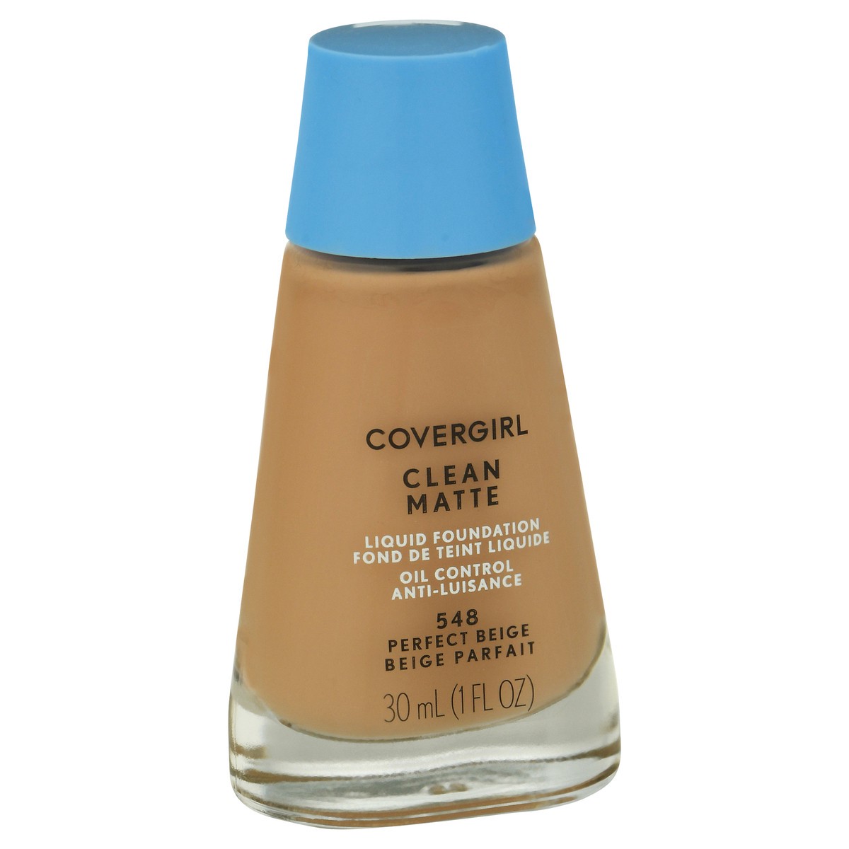 slide 13 of 13, Covergirl Clean Matte Perfect Beige 548 Liquid Foundation 1 fl oz, 1 fl oz