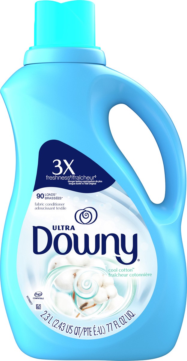 slide 6 of 7, Downy Ultra Cool Cotton Fabric Conditioner 2.3 lt, 2.30 l