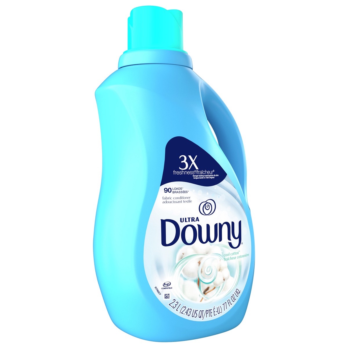 slide 3 of 7, Downy Ultra Cool Cotton Fabric Conditioner 2.3 lt, 2.30 l