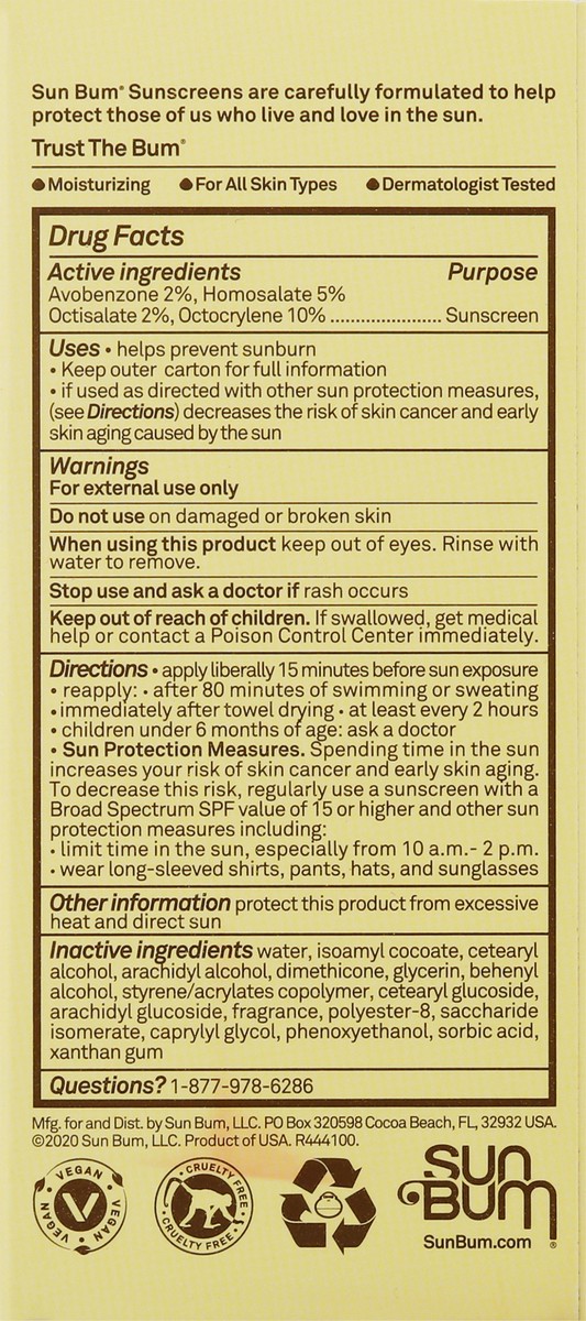 slide 2 of 12, Sun Bum Hand Cream - SPF 15 - 2 fl oz, 2 fl oz