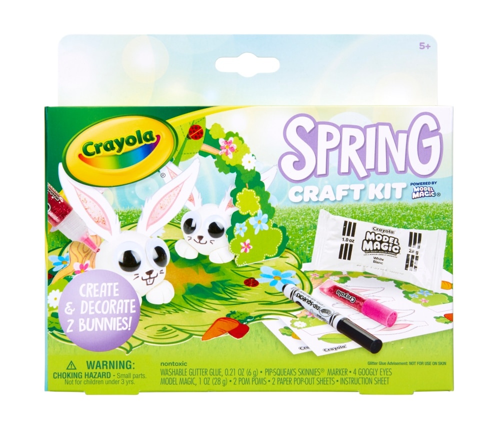 slide 1 of 1, Crayola Model Magic Spring Craft Kit, 11 ct