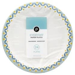 Publix Decorated Paper Plates