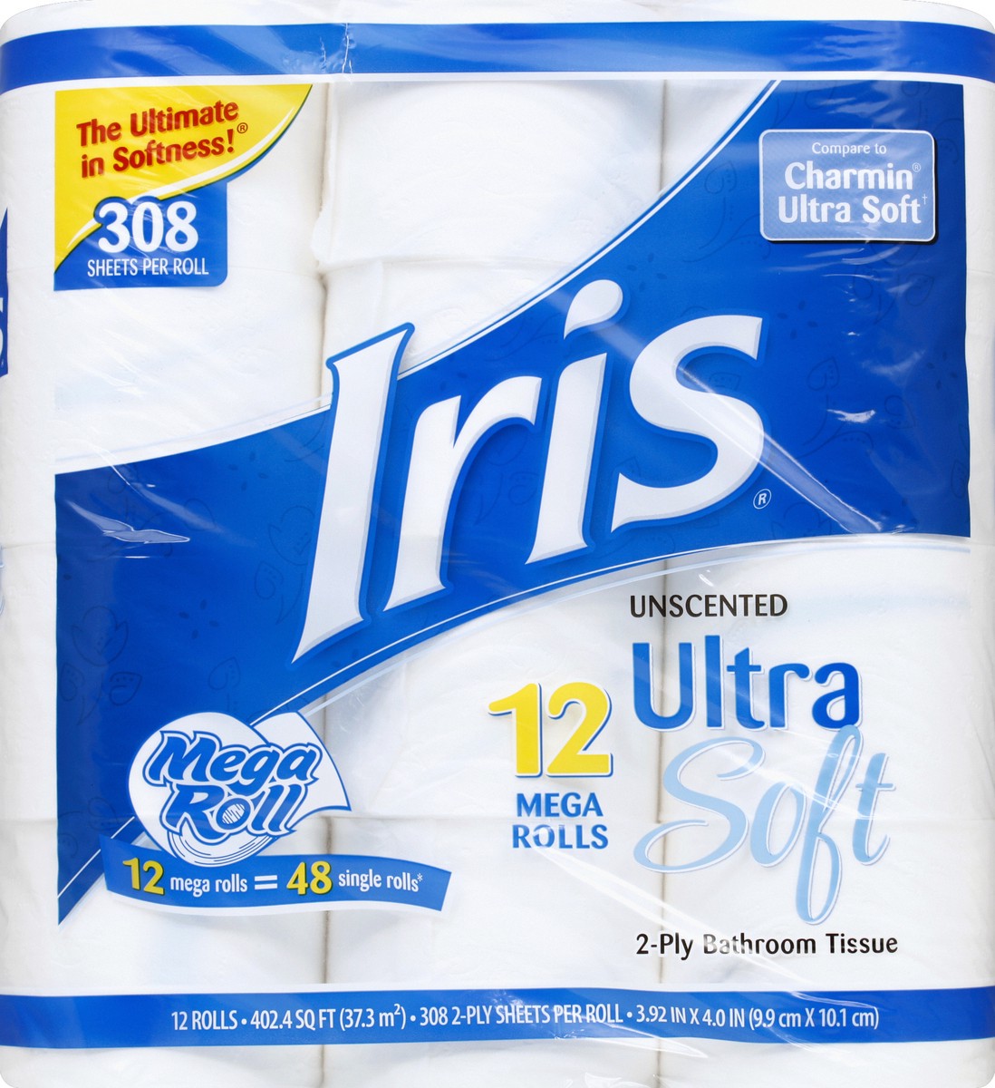 slide 1 of 8, IRIS Bathroom Tissue 12 ea, 12 ct