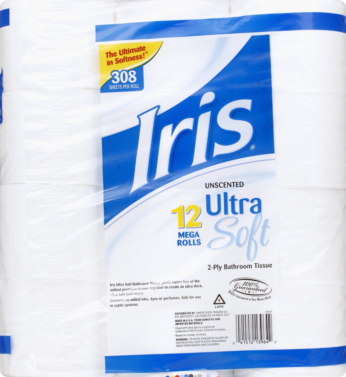 slide 8 of 8, IRIS Bathroom Tissue 12 ea, 12 ct