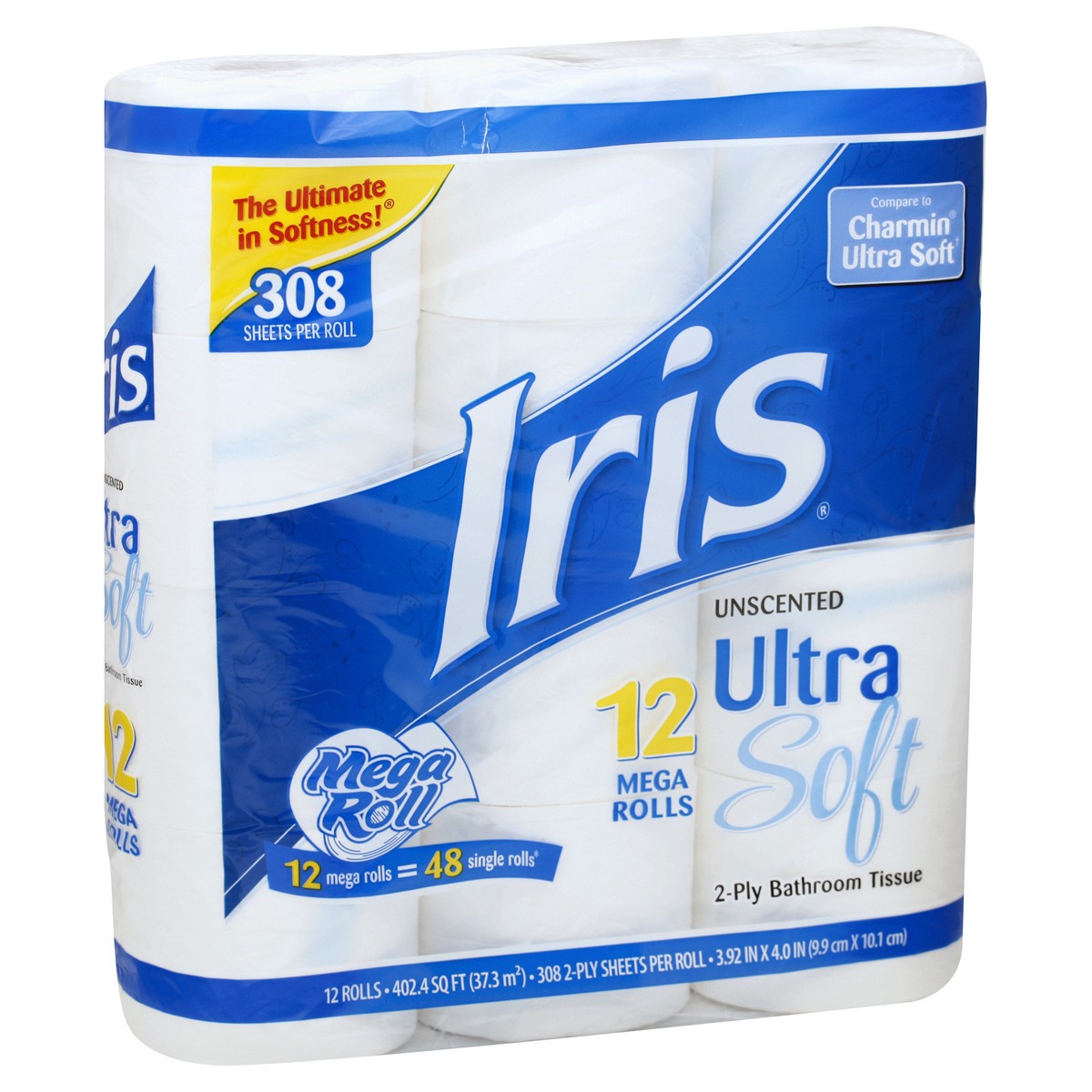 slide 5 of 8, IRIS Bathroom Tissue 12 ea, 12 ct