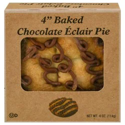 Giant Bakery 4 Inch Baked Chocolate Eclair Pie