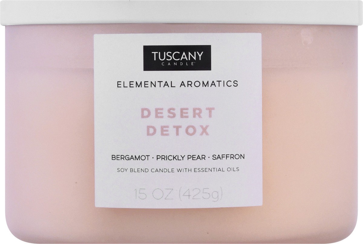 slide 5 of 9, Tuscany Candle Soy Candle Desert Detox, 1 ct