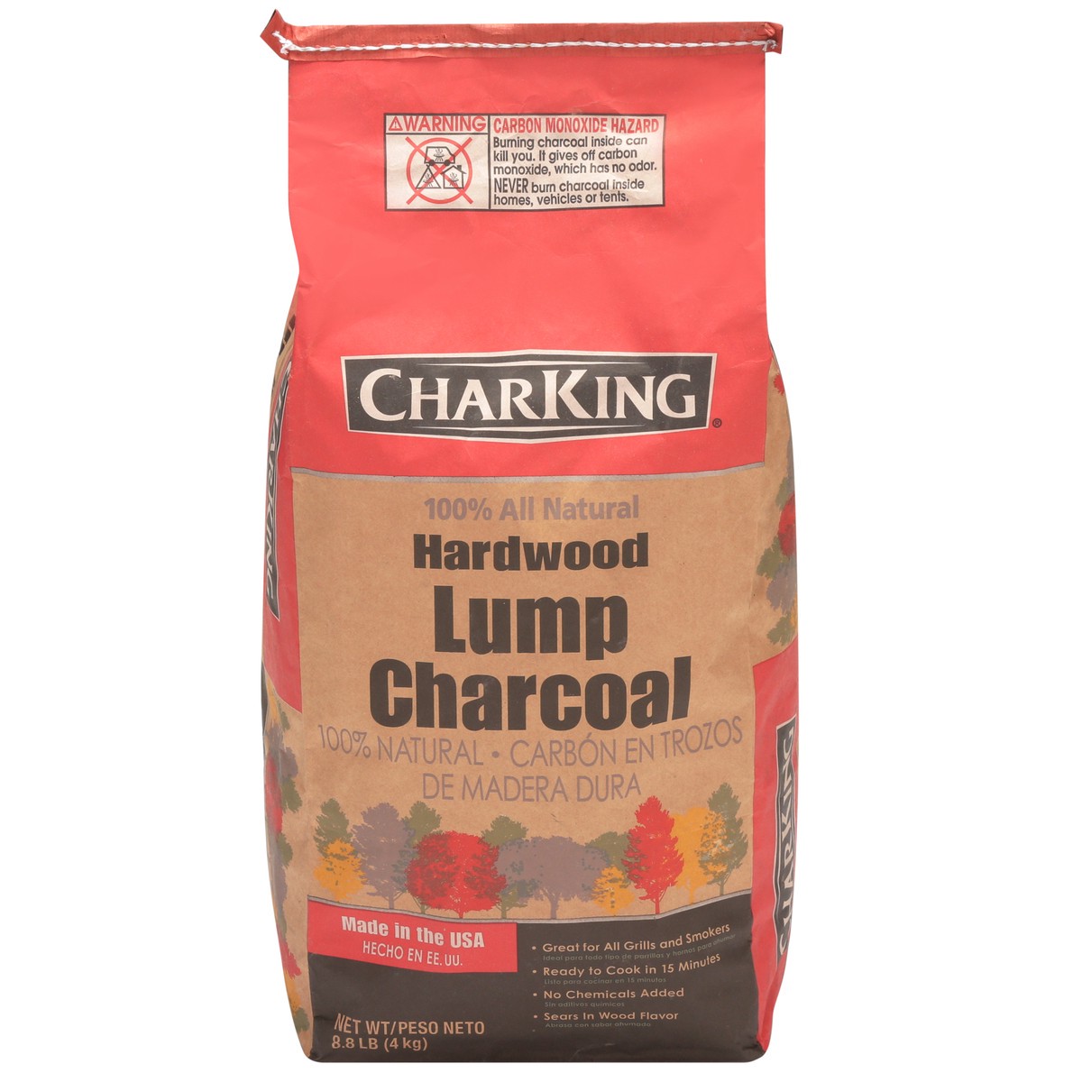 slide 1 of 11, CharKing Hardwood Lump Charcoal, 8.8 lb