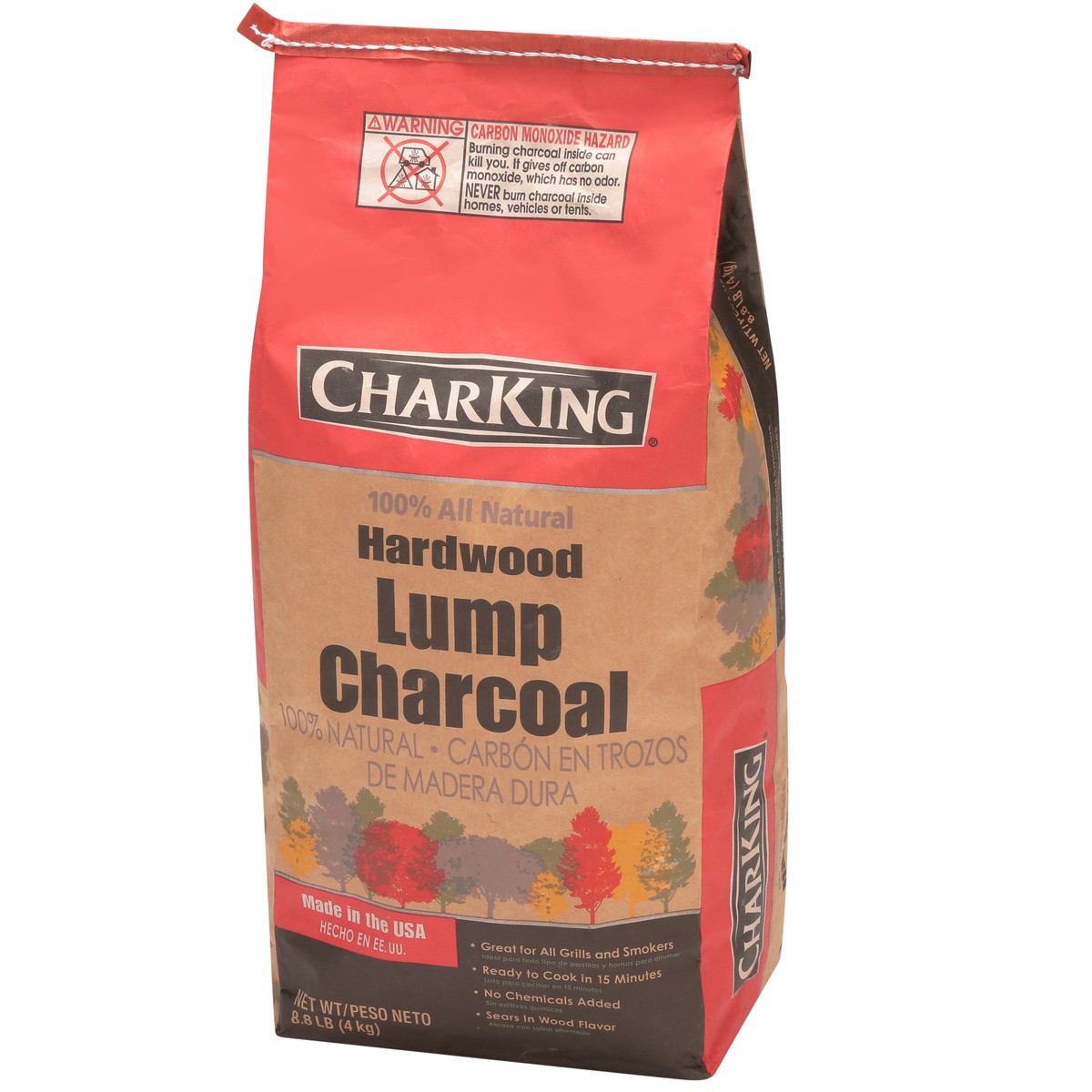 slide 4 of 11, CharKing Hardwood Lump Charcoal, 8.8 lb