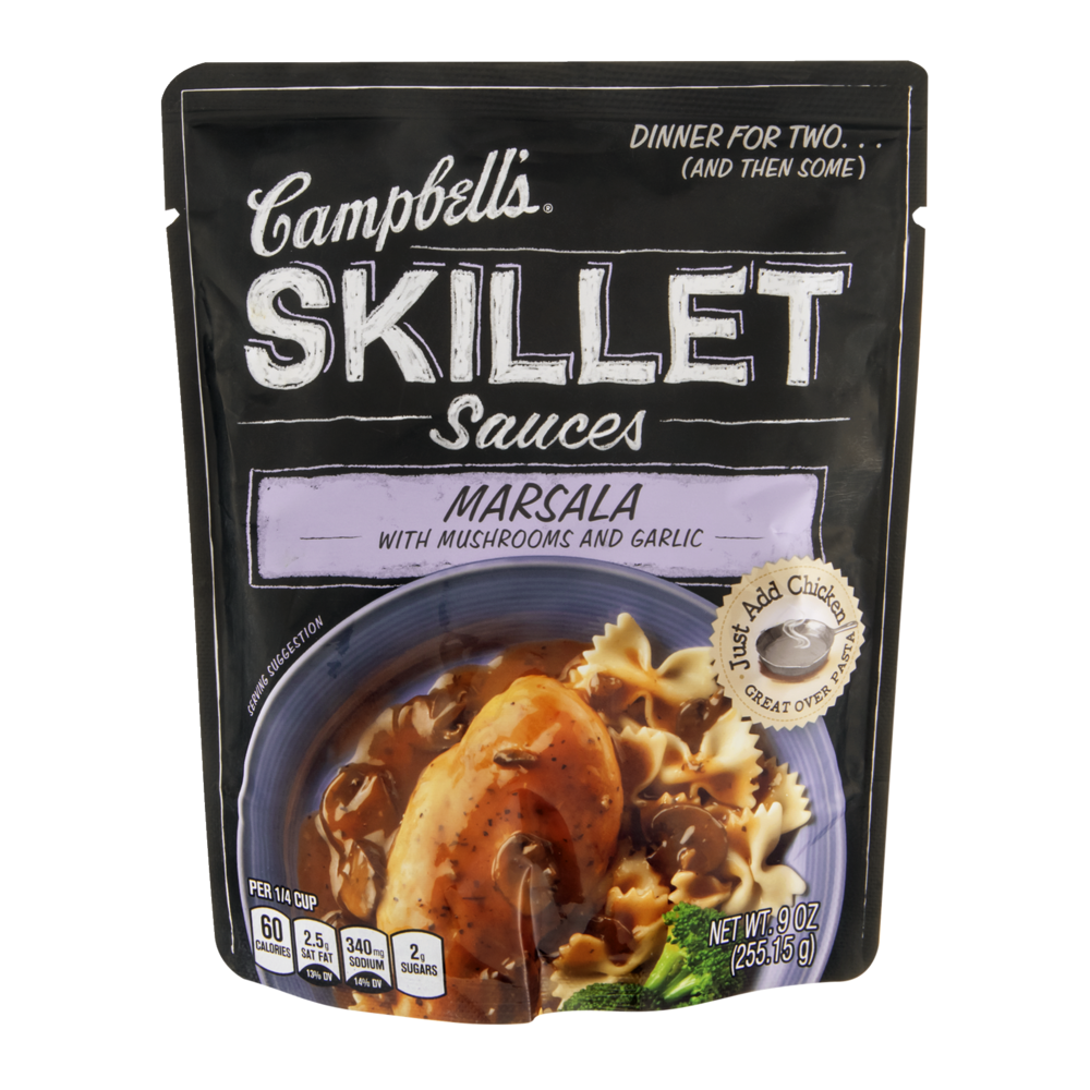 slide 1 of 2, Campbell's Campbells Skillet Sauces Chicken Marsala - 11 Oz, 11 oz