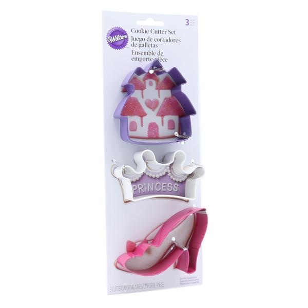 slide 1 of 1, Wilton Princess Cookie Cutter Set, 3 ct