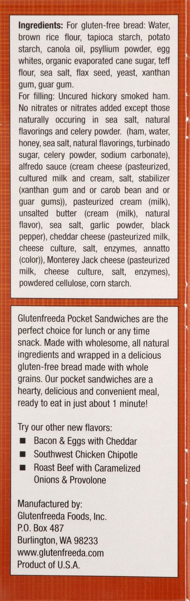 slide 5 of 5, Glutenfreeda Pocket Sandwich 4.5 oz, 4.5 oz