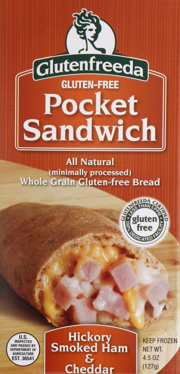 slide 2 of 5, Glutenfreeda Pocket Sandwich 4.5 oz, 4.5 oz