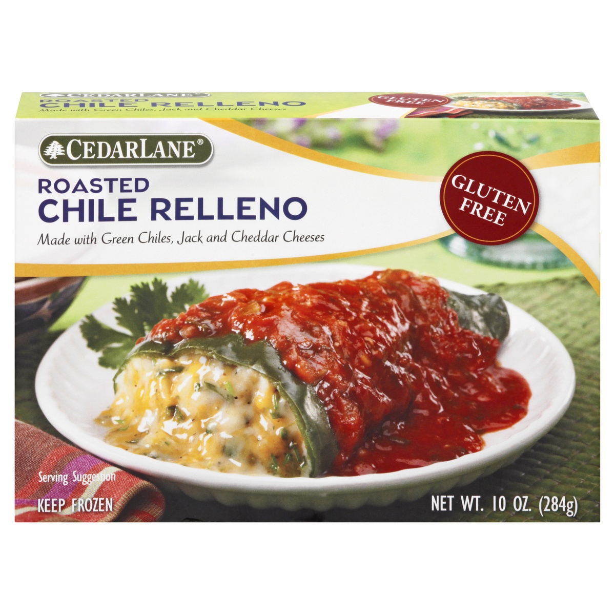 slide 1 of 1, Cedarlane Gluten Free Roasted Chile Relleno, 10 oz