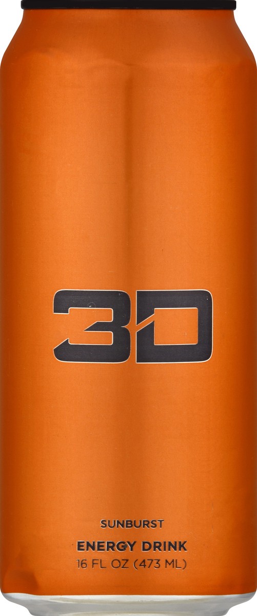 slide 1 of 9, 3D Energy Orange - 16 oz, 16 oz