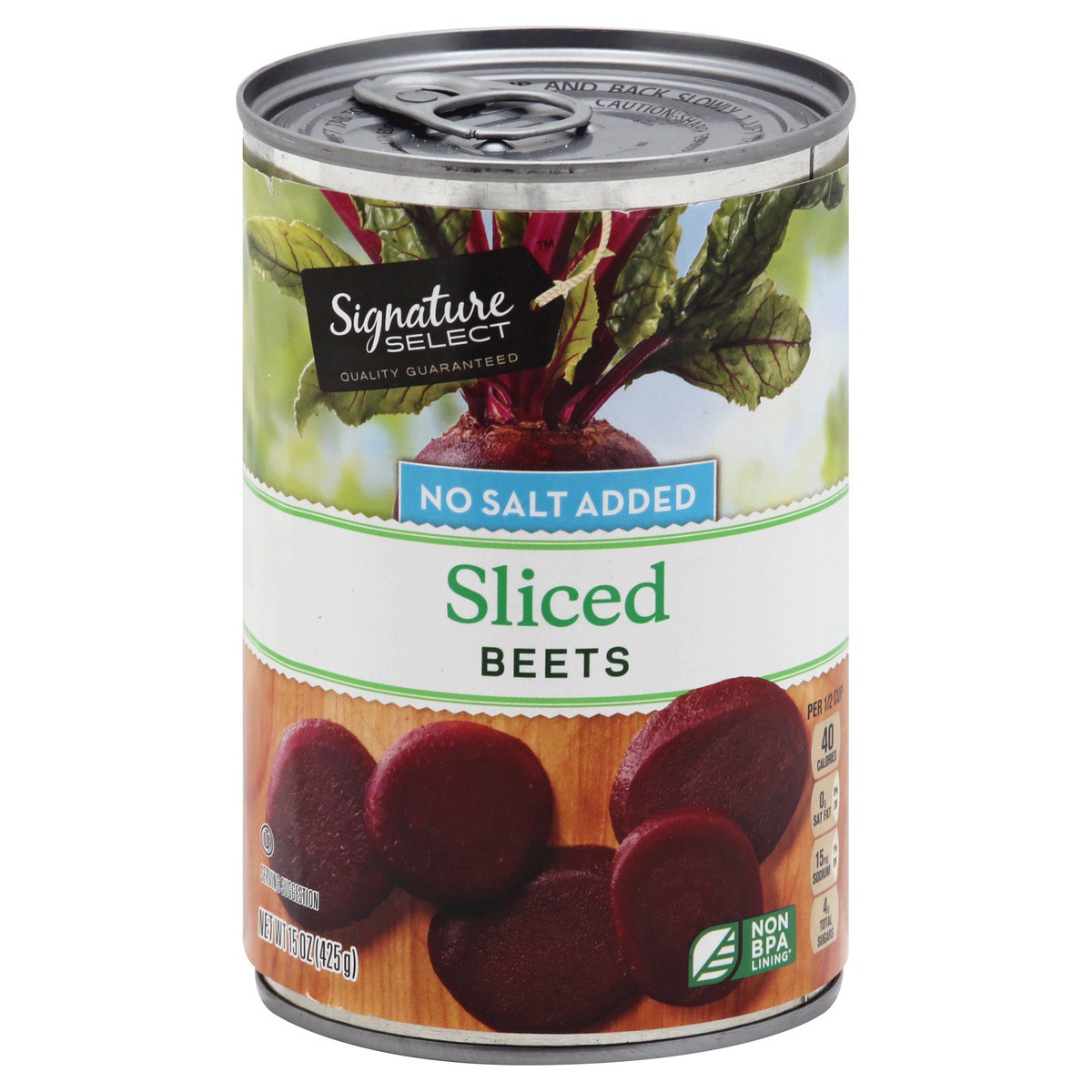 slide 1 of 2, Signature Select Beets 15 oz, 15 oz