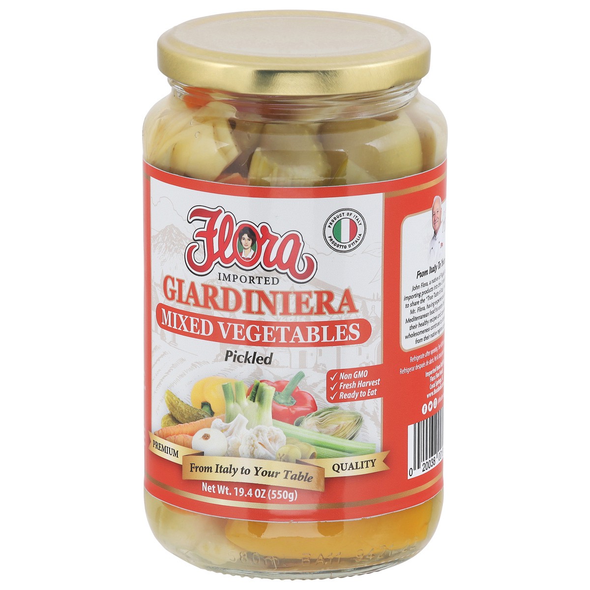 slide 2 of 4, Flora Fine Foods Giardiniera, 24 oz
