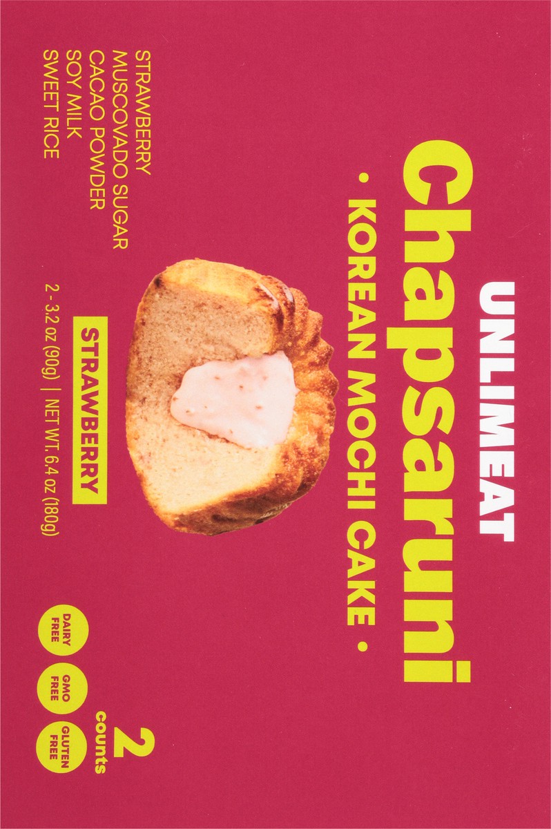 slide 3 of 12, Unlimeat Cake Chapsaruni Strawberry Mochi - 6.4 OZ, 2 ct; 6.4 oz