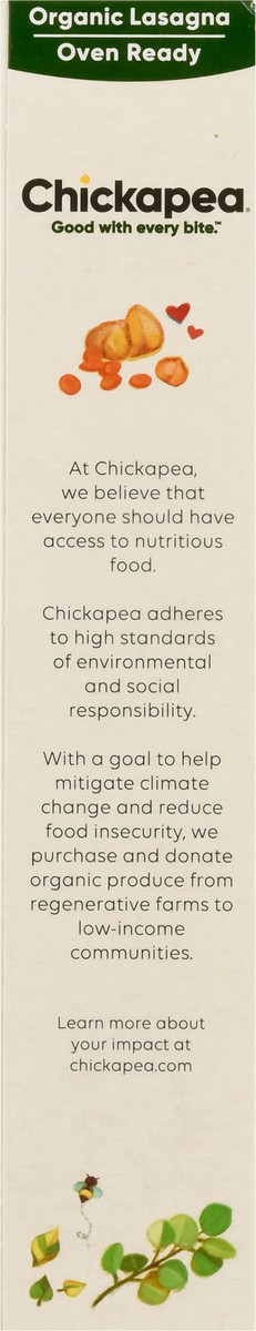 slide 3 of 9, Chickapea Organic Lasagne Chickpea & Lentil Pasta, 