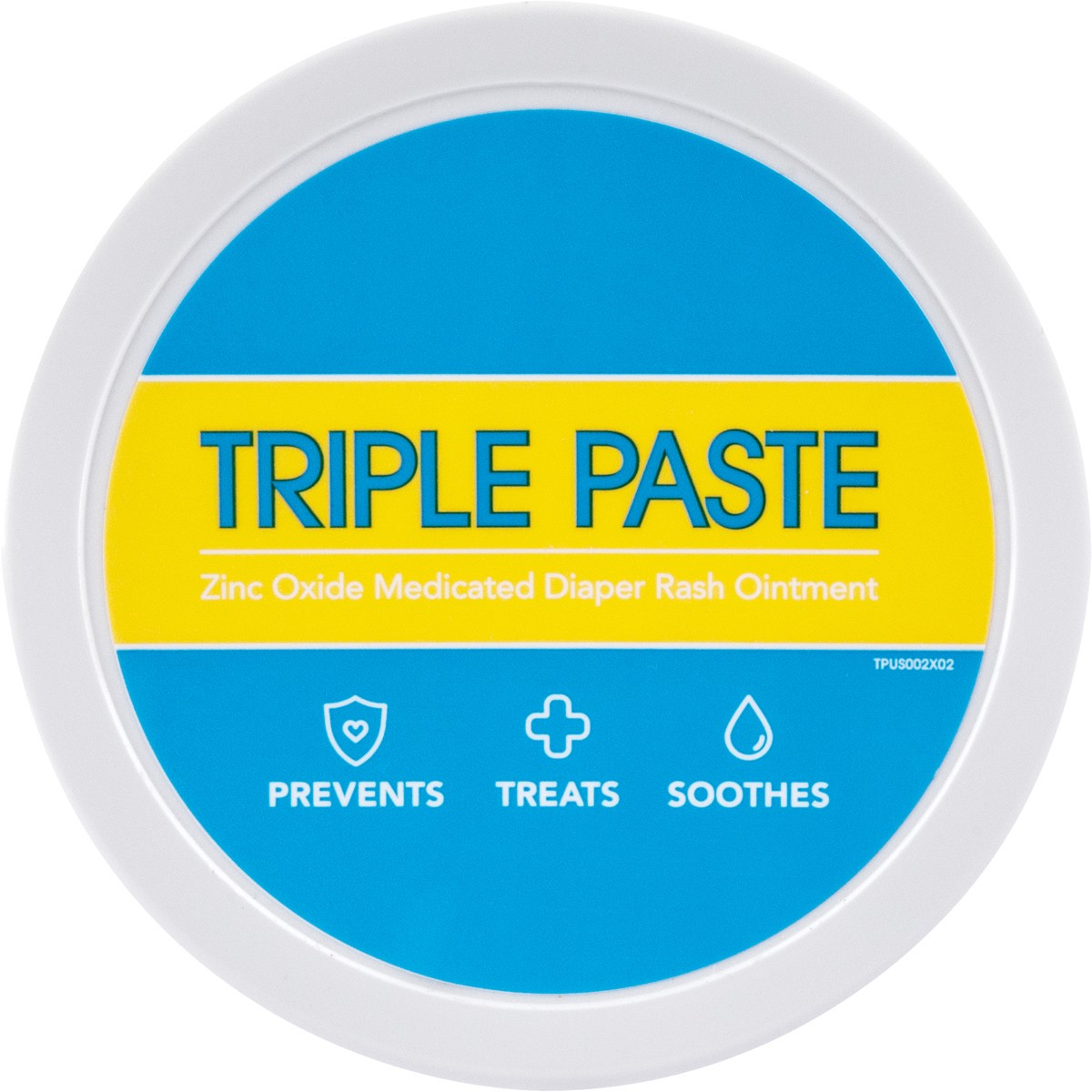 slide 3 of 7, Triple Paste Zinc Oxide Medicated Diaper Rash Ointment, 8 oz, 8 oz