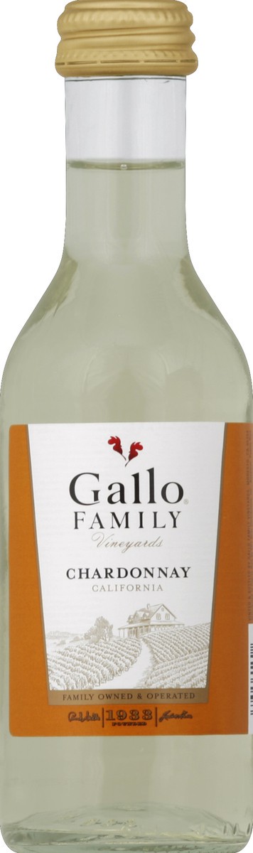 slide 1 of 7, Gallo Family Chardonnay 187 ml, 187 ml