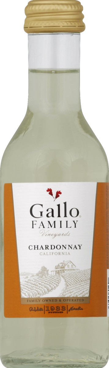 slide 5 of 7, Gallo Family Chardonnay 187 ml, 187 ml
