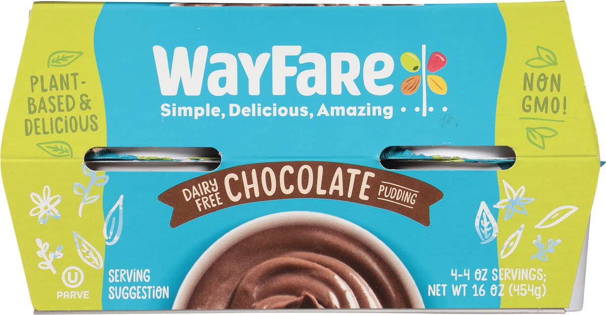 slide 3 of 12, WayFare Dairy Free Chocolate Pudding - 4 ct; 4 oz, 4 ct; 4 oz