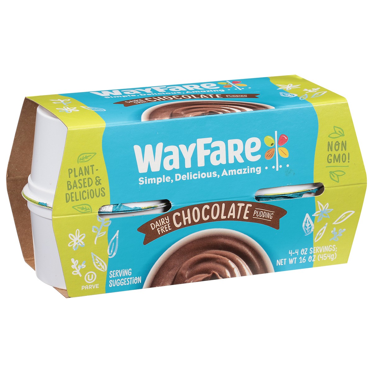 slide 8 of 12, WayFare Dairy Free Chocolate Pudding - 4 ct; 4 oz, 4 ct; 4 oz
