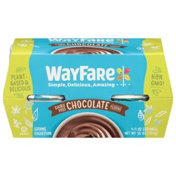 WayFare Dairy Free Chocolate Pudding - 4 ct; 4 oz