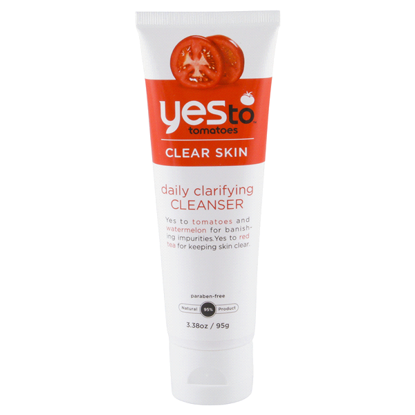 slide 1 of 1, Yes to Tomatoes Daily Clarifying Cleanser, 3.38 oz