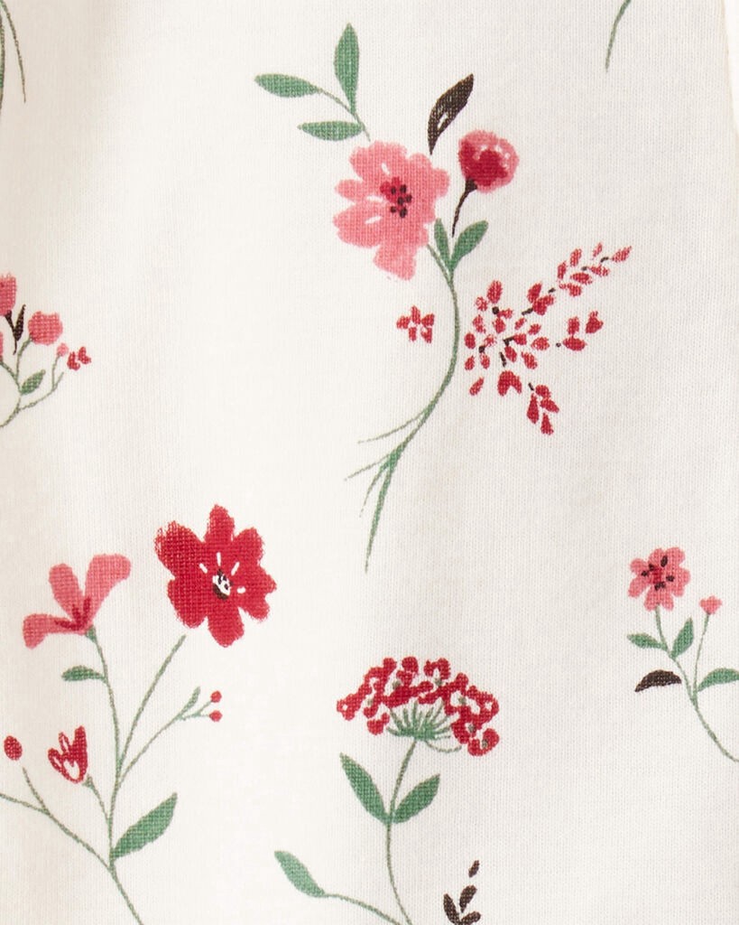 slide 2 of 4, Littleplanet Baby Organic Cotton Sleep & Play Pajamas in Rosethorn Hollow Print Rosethorn Hollow 3M, 1 ct