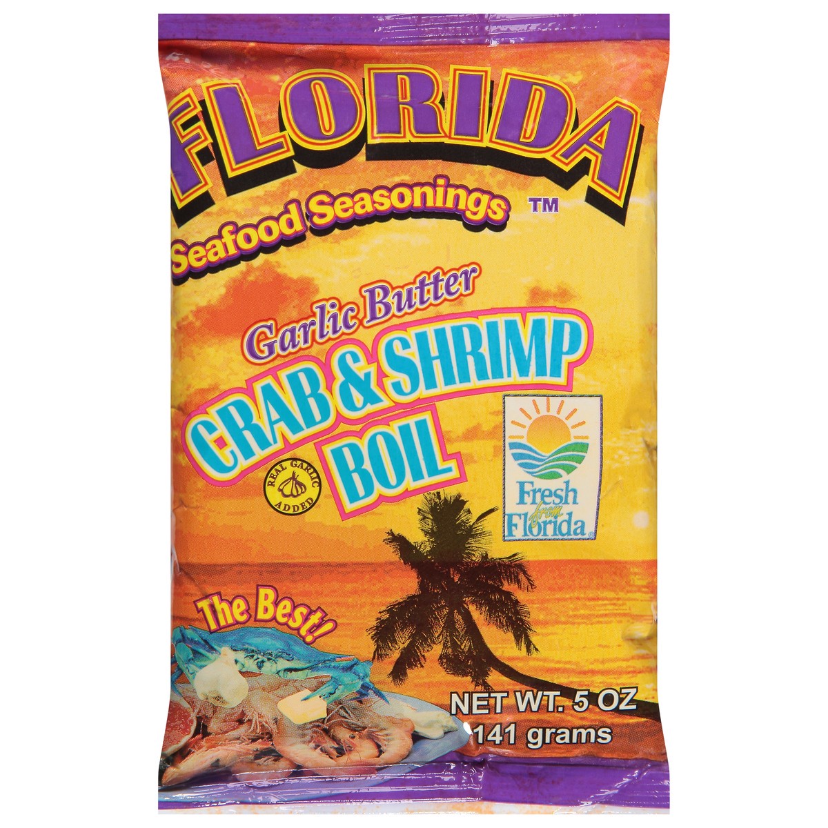 slide 4 of 14, Florida Seafood Seasonings Garlic Butter Crab & Shrimp Boil 5 oz, 5 oz