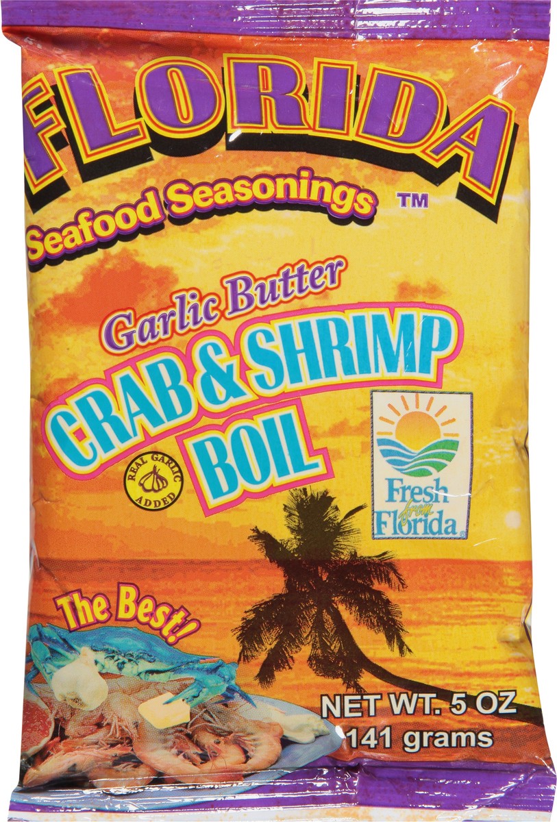 slide 3 of 14, Florida Seafood Seasonings Garlic Butter Crab & Shrimp Boil 5 oz, 5 oz