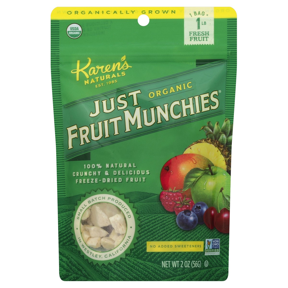 slide 3 of 3, Karen's Naturals Just Fruit Munchies 2 oz, 2 oz