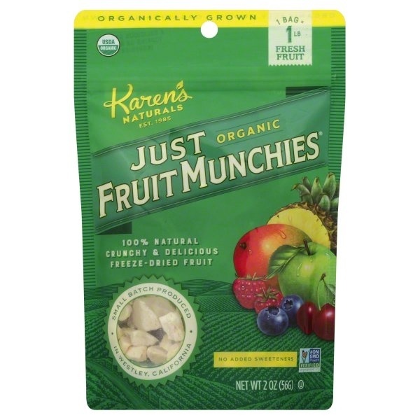 slide 1 of 1, Karen's Naturals Just Fruit Munchies 2 oz, 2 oz