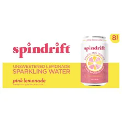 Spindrift Pink Lemonade Sparkling Water - 96 fl oz