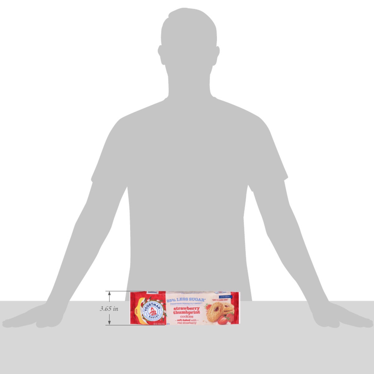 slide 12 of 15, Voortman Bakery Strawberry Thumbprint Cookies 7.93 oz, 7.93 oz